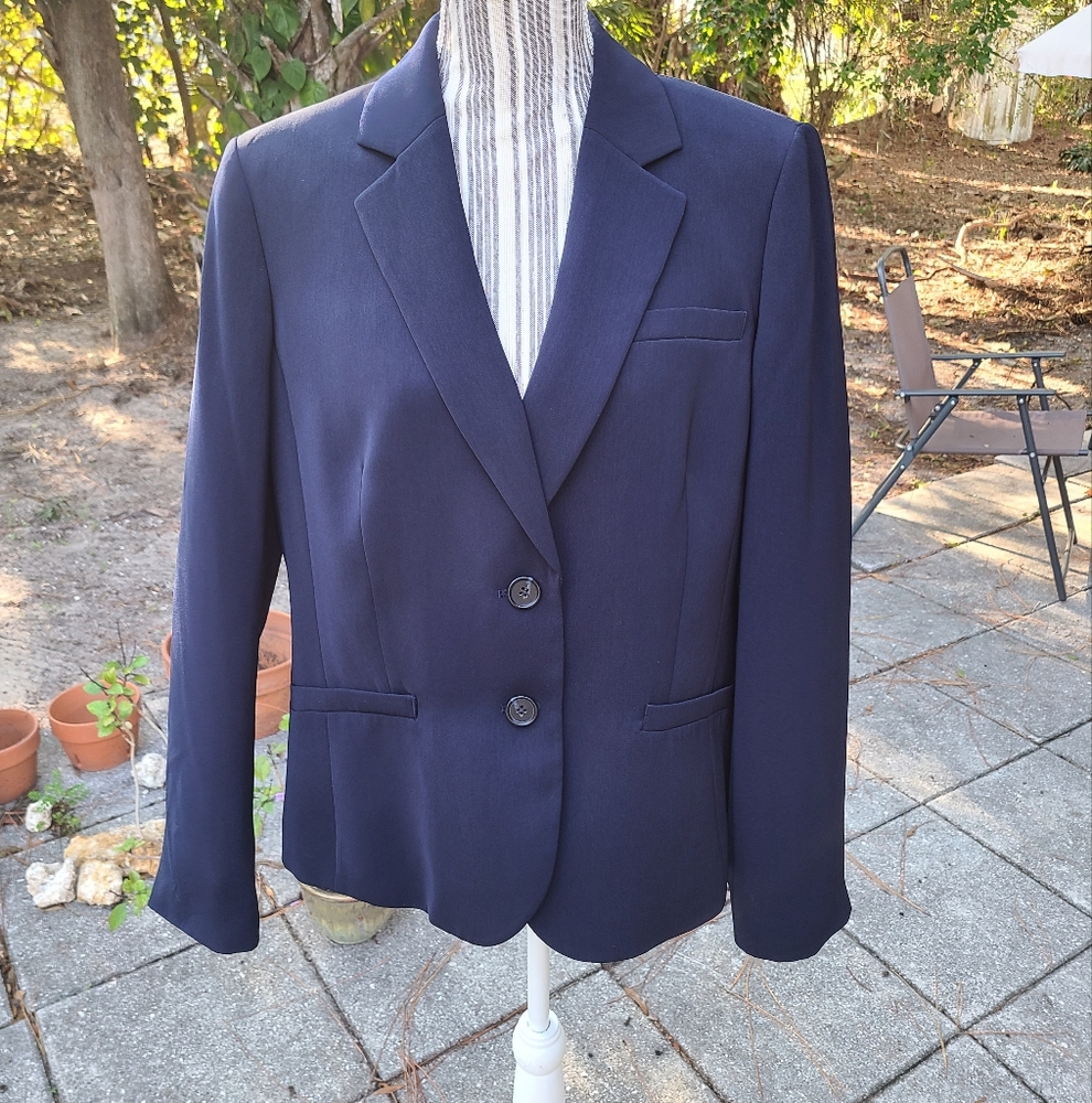 Jones New York Navy Blue Suit Jacket